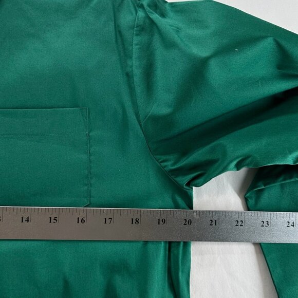 Izod Boys XL 18-20 Button-Down Shirt Stretch Cotton Long Sleeve Collared Green - Picture 8 of 10